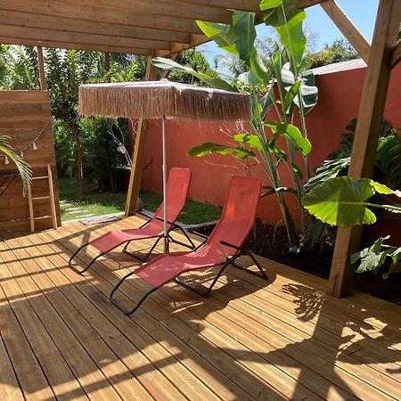 Kazacoco Bungalow A 5 Min A Pieds Du Lagon La Saline Les Bains Exterior foto